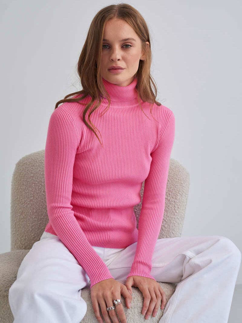 Marayn - Wholesale Knit Sweater - Women's - 2025 Autumn Amazon Chic Turtleneck Knit Pullover Sweater11