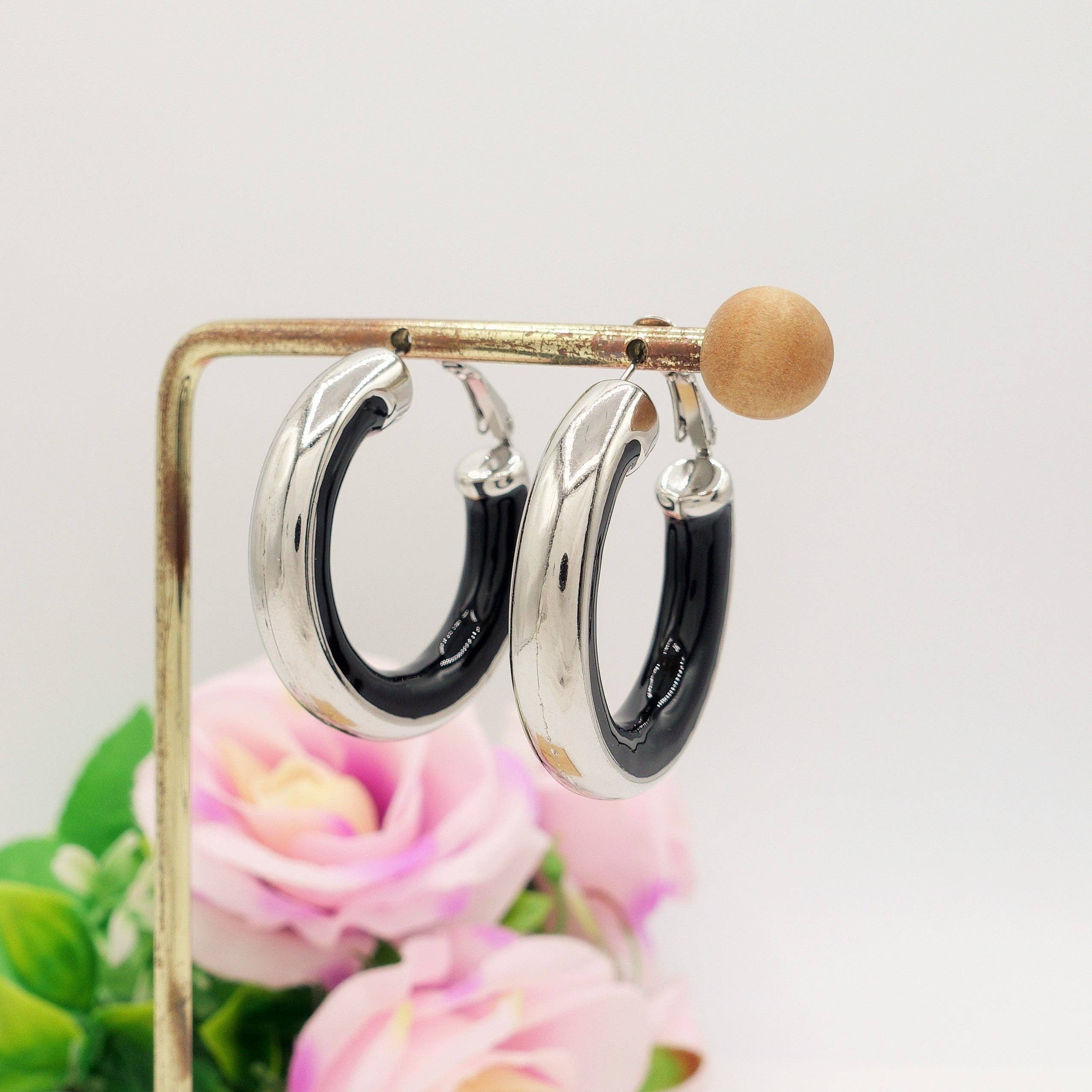 Daemon srls - Wholesale Hoop Earrings - DREW - ACCIAIO INOSSIDABILE - Big Hoops orecchini a cerchio smaltati9