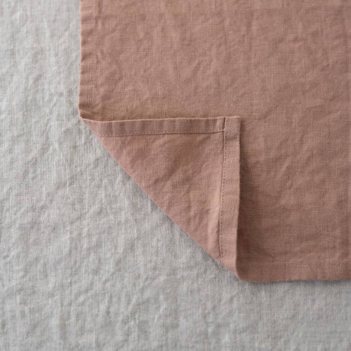 Linen Tales - Wholesale Dinner & Cloth Napkin - Cafe Creme Lightweight Linen Napkins Set of 2