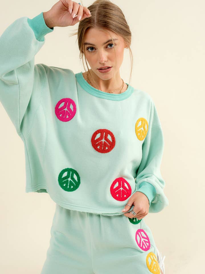 32787SET - Pullover Top with Matching Shorts Set for wholesale by Blue B