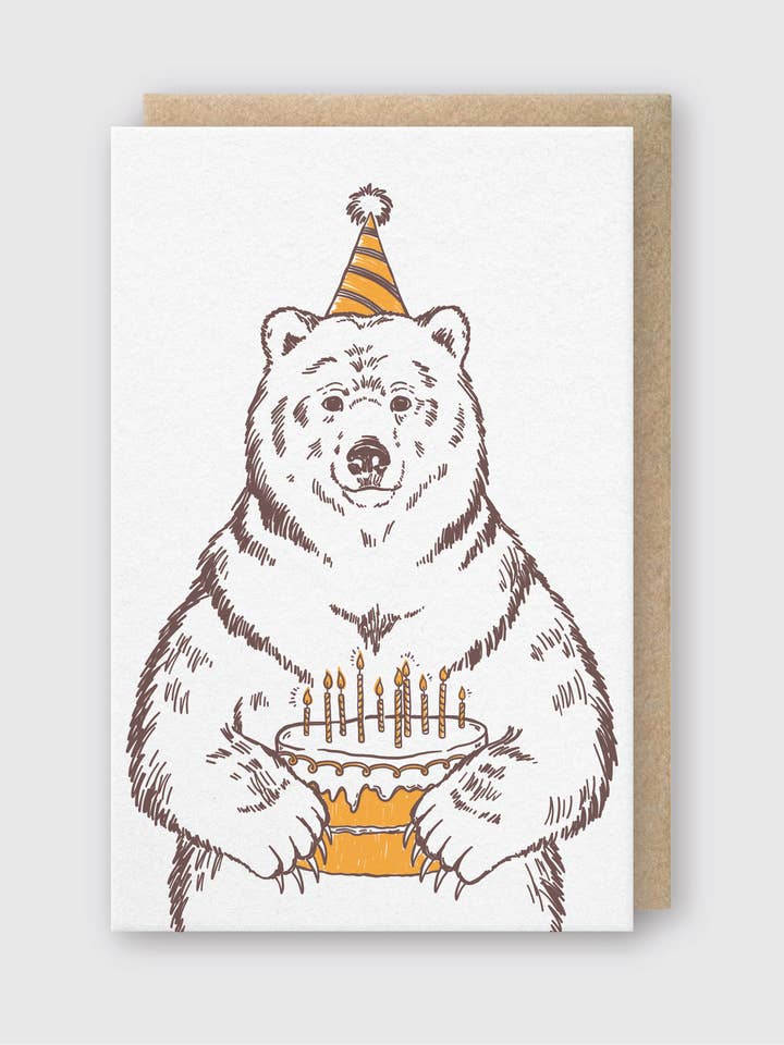 Grizzly Bear Birthday for wholesale by Pike Street Press