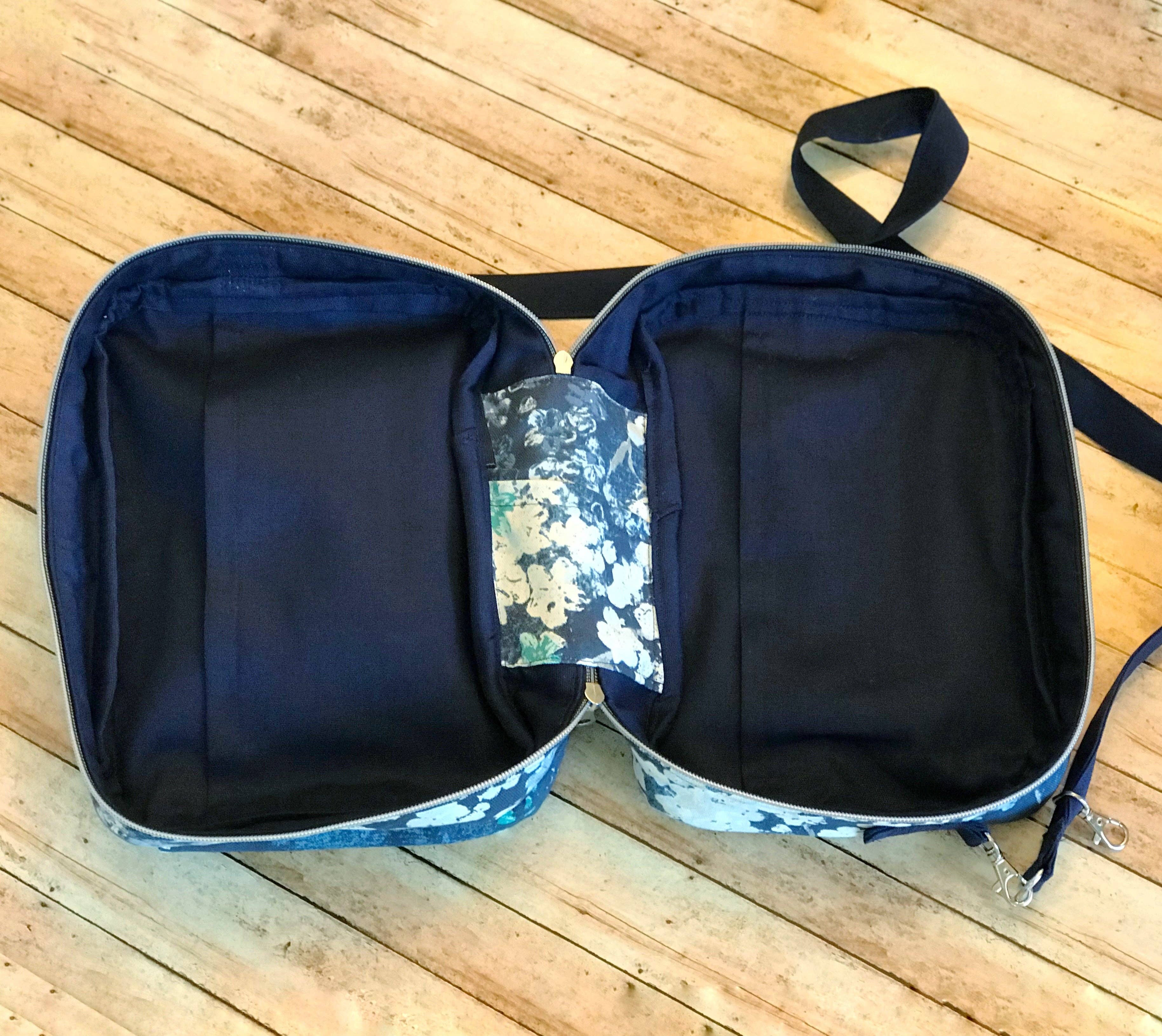 Modesty n Mind - Wholesale Bible Cover - Blue Floral Bible Bag | Canvas Bible Cover Purse4