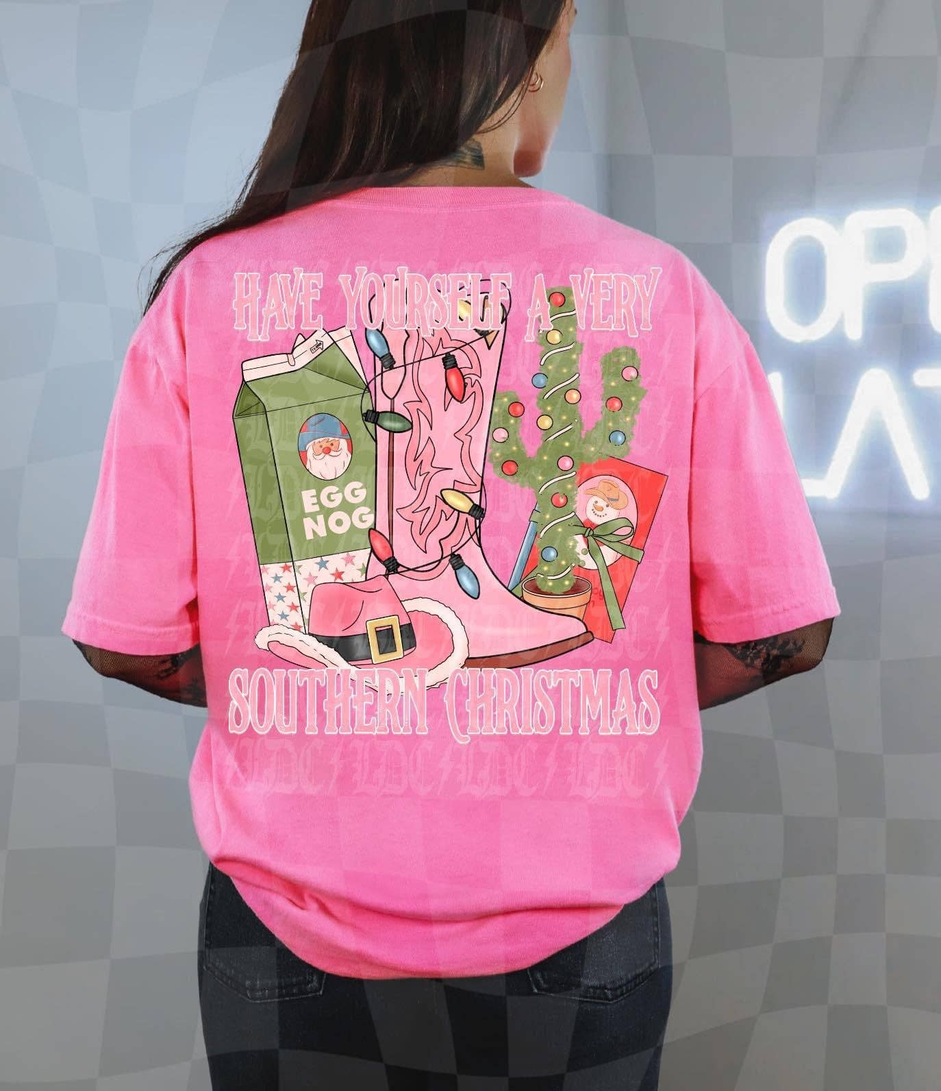 K and M Designs - Wholesale Sublimation Transfer - Have Yourself A Very Southern Christmas DTF Transfer