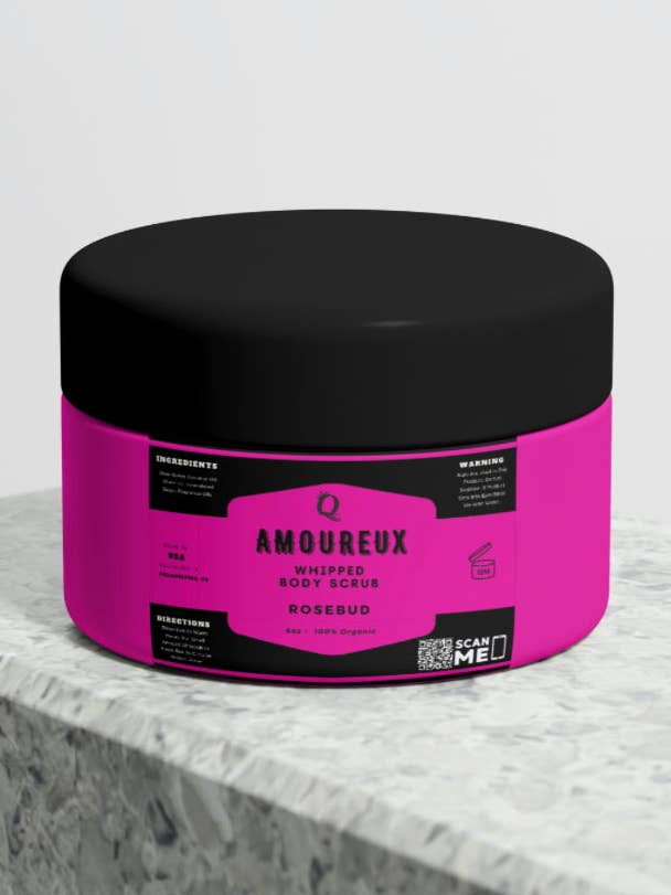 Set mit Rosen-Peeling und Butter für den Großhandel von Amoureux Skin Care