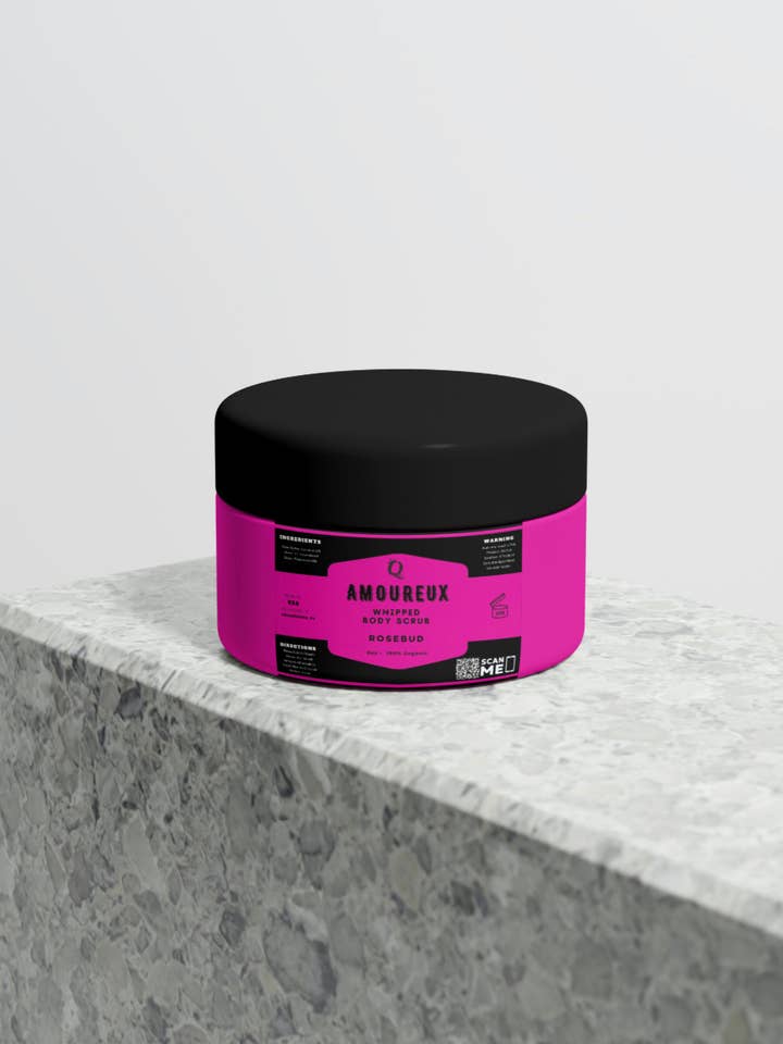 Ensemble gommage corporel et beurre à la rose pour la vente par Amoureux Skin Care