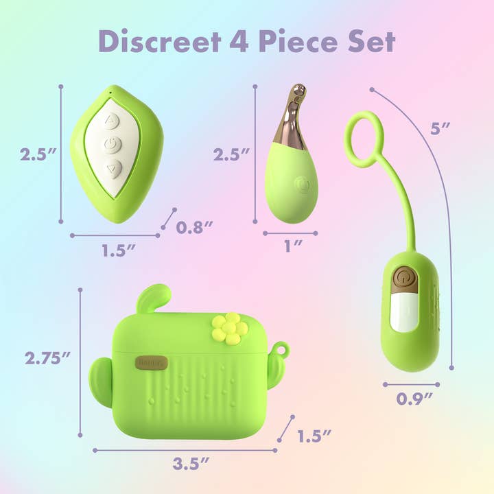 Blush - Wholesale Sex Toy - Play With Me Blooming Bliss - Mini Massage Wand & Egg Vibe