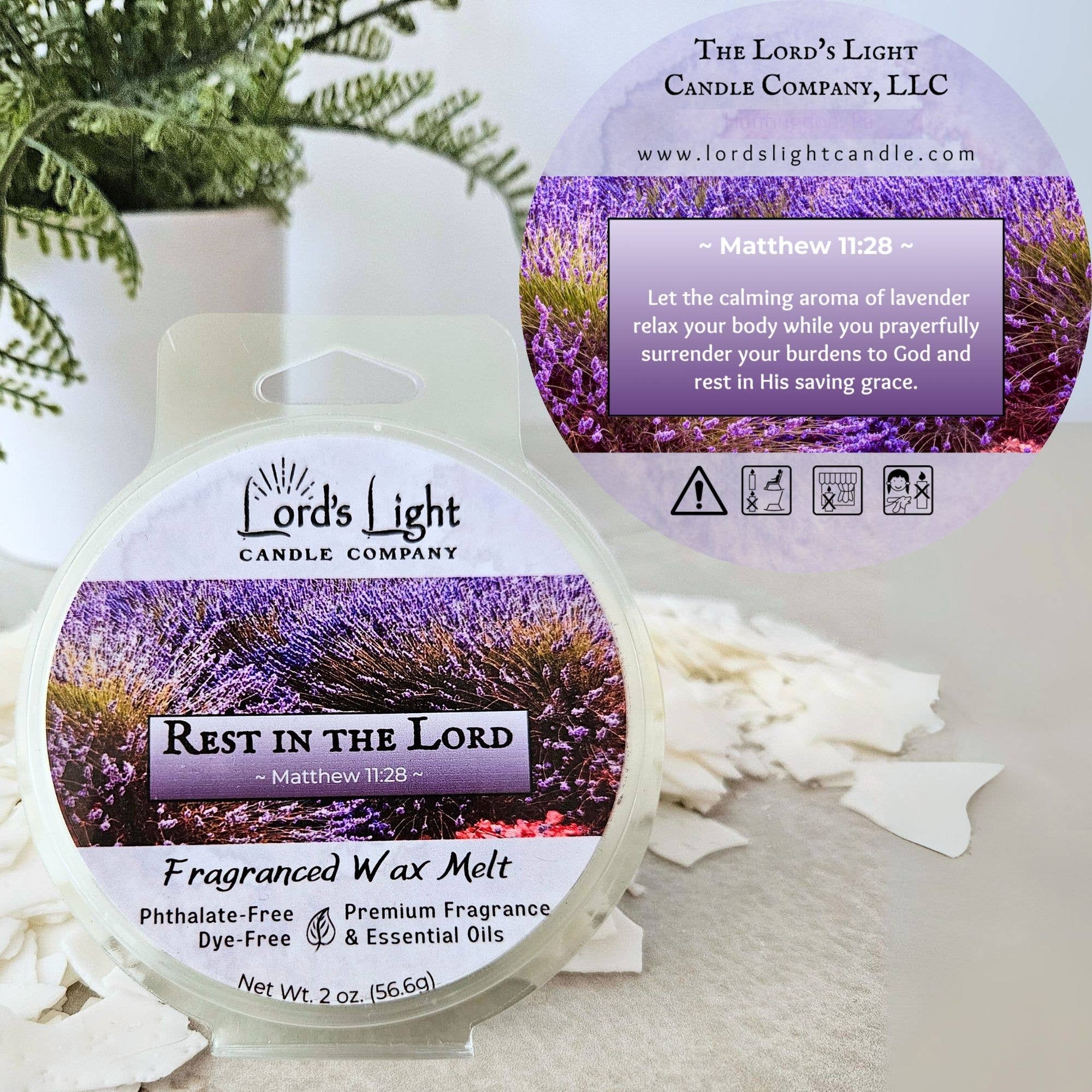 Lord's Light Candle - Wholesale Wax Melt - Highly Fragranced Faith-Based Wax Melt14