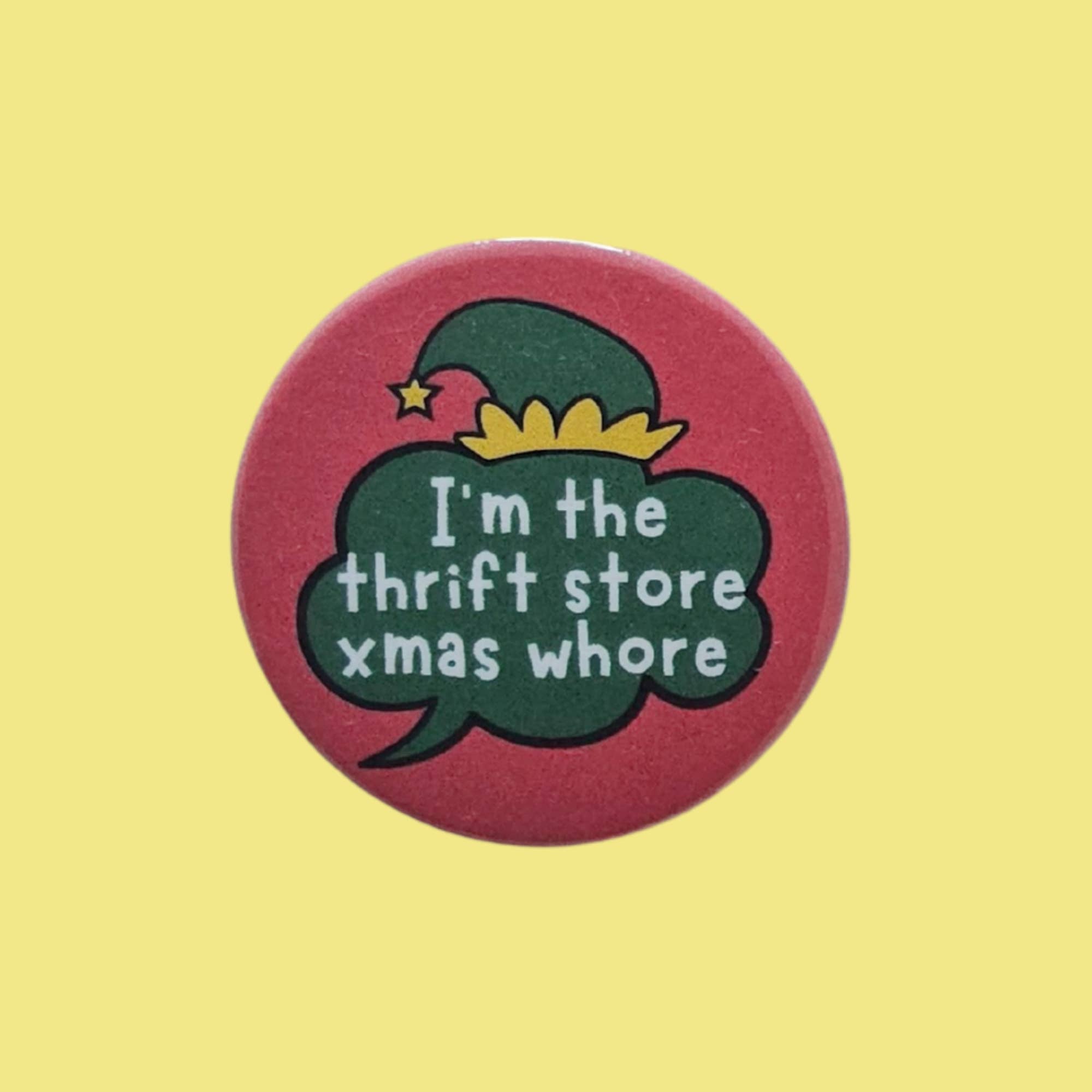 sent with Pride – wholesale Lapel pin/button – Thrift store xmas one badges, handmade pin badges
