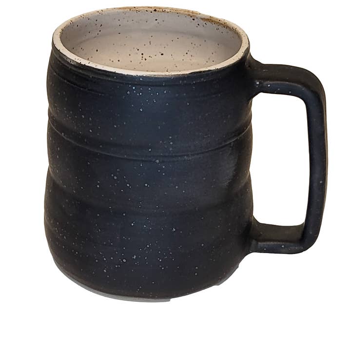 Stoney Ridge Pottery - Wholesale Coffee Mug - Handmade Stoneware Wavy Coffee Mug