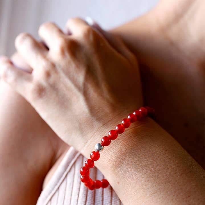 Carneola armband van 6 mm voor wholesale door Ethike.eu