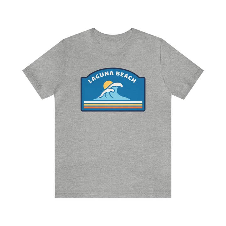 Hey Mountains - Wholesale Screen Printed T-Shirt - Unisex - Laguna Beach, California T-Shirt - Unisex Laguna Beach Shirt