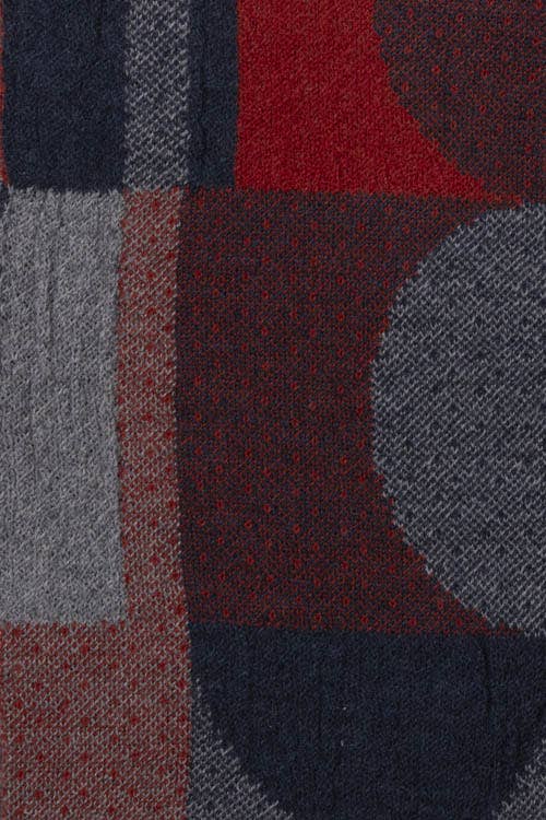 McKernan - Wholesale Hand Warmer - Soho Wristwarmers – Merino Wool with Circle Graphic Motif4