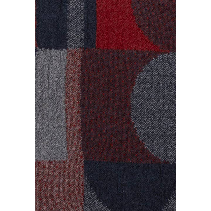 McKernan - Wholesale Hand Warmer - Soho Wristwarmers – Merino Wool with Circle Graphic Motif4