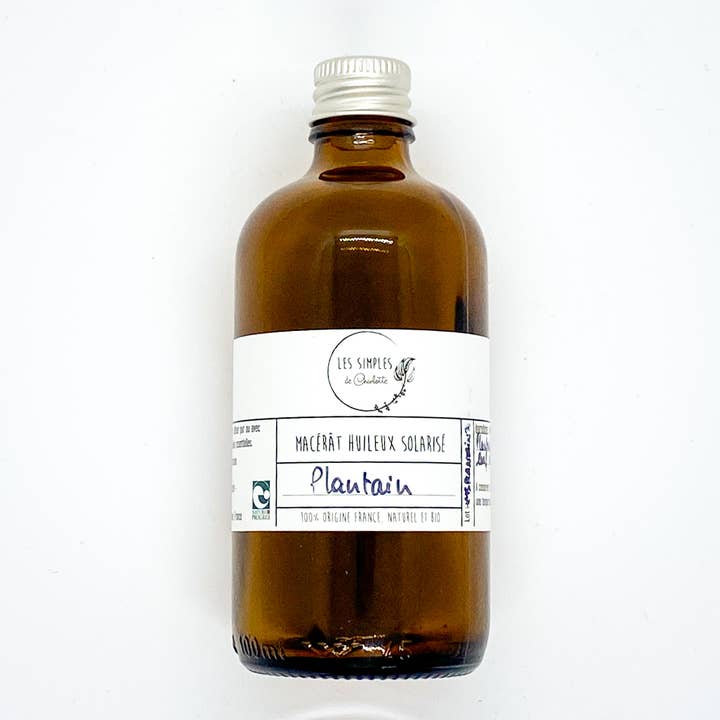 Les Simples de Charlotte – wholesale Bad- och kroppsolja – Solar Infunderad olja - groblad - 30 ml eller 100ml