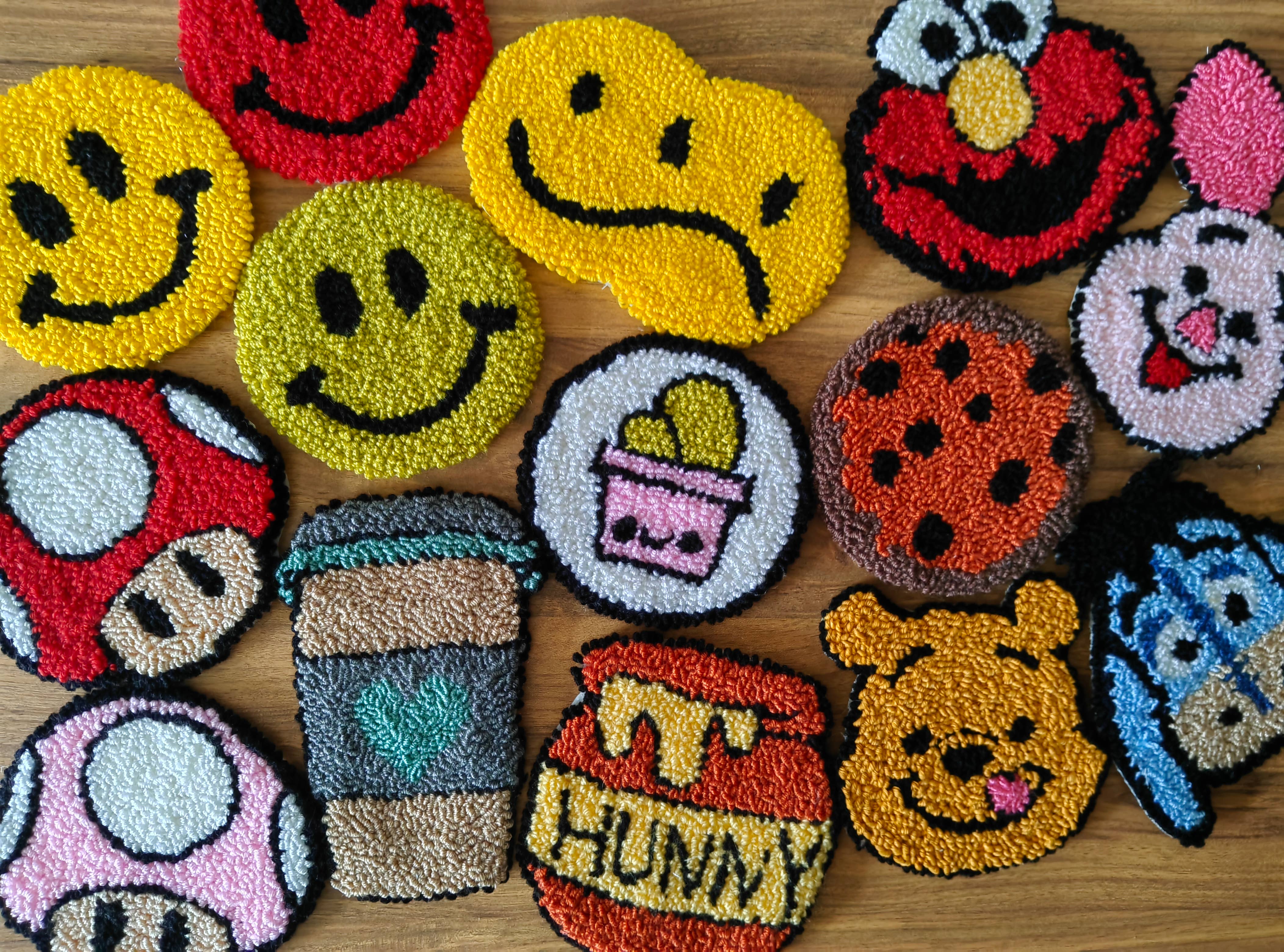 despinacrafting - Wholesale Coasters - Punch Needle Mug Rug, Coffee Coaster8