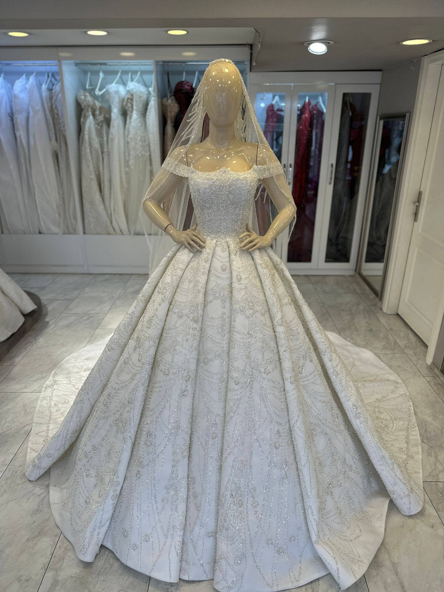 Meyran - Wholesale Gown - Women's - Luxury Handcrafted White Wedding Gown 1