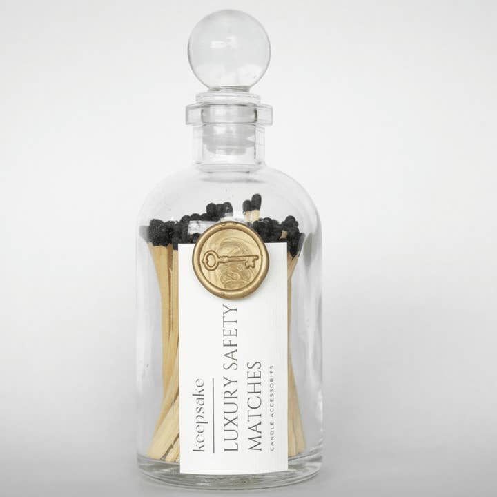 Keepsake Candle | Curated - Wholesale Matches - Black Apothecary Safety Matches5