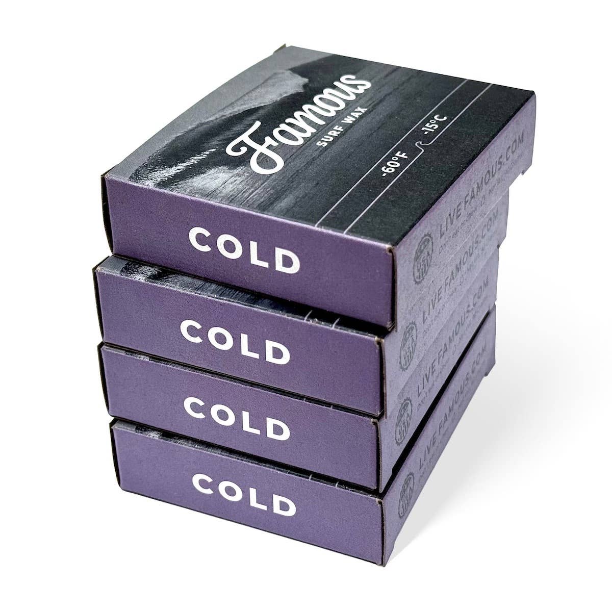 Famous Surf Supply – Großhandel Sportliches Zubehör – Kiste mit 72 Riegeln aus Kaltwachs0