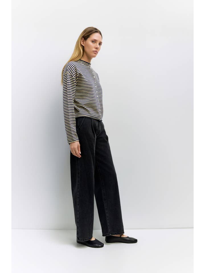 MOD REF - Wholesale Cardigan - Women's - The Elisa Cardigan | Striped Button-Down Cardigan17