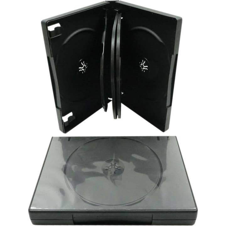 Square Deal Recordings & Supplies - Wholesale Jewelry Box/Organizer - Cases - DVD 7-Disc Capacity - With Hinged Trays - 27mm