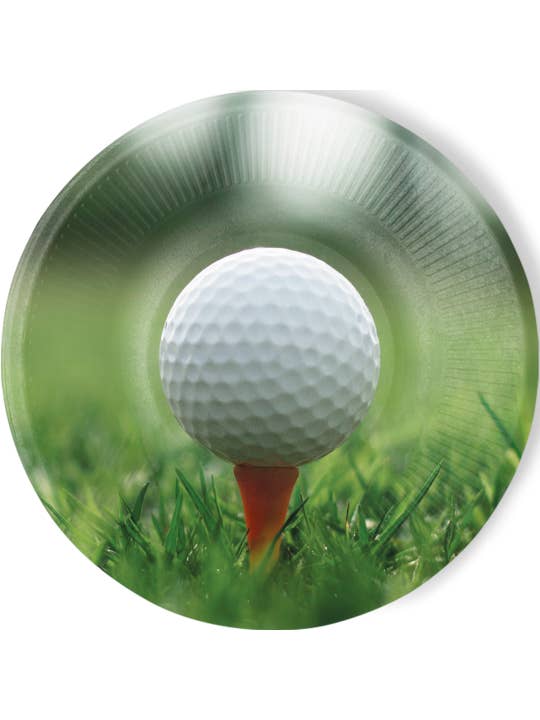 8 PLATES 23 CM SPORTS FANATIC GOLF for wholesale by Fiestora