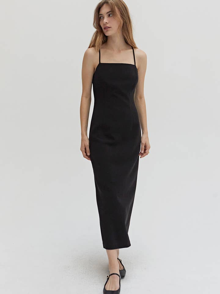 CD9167 - Delaney Crisscross Back Dress for wholesale by Crescent