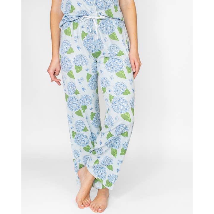 Hydrangea Sleep Pants Illusion/Blue/Green -Asst. for wholesale by The Royal Standard