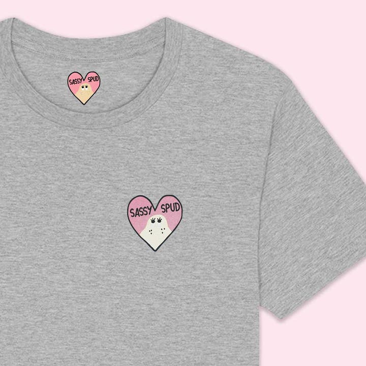 SASSYSPUD - Embroidered Organic T-shirt for wholesale by SassySpud