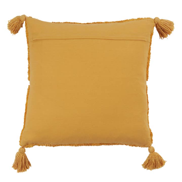 Saro Lifestyle - Wholesale Throw/Decorative Pillow - Tufted Diamond Throw Pillow With Tassels1