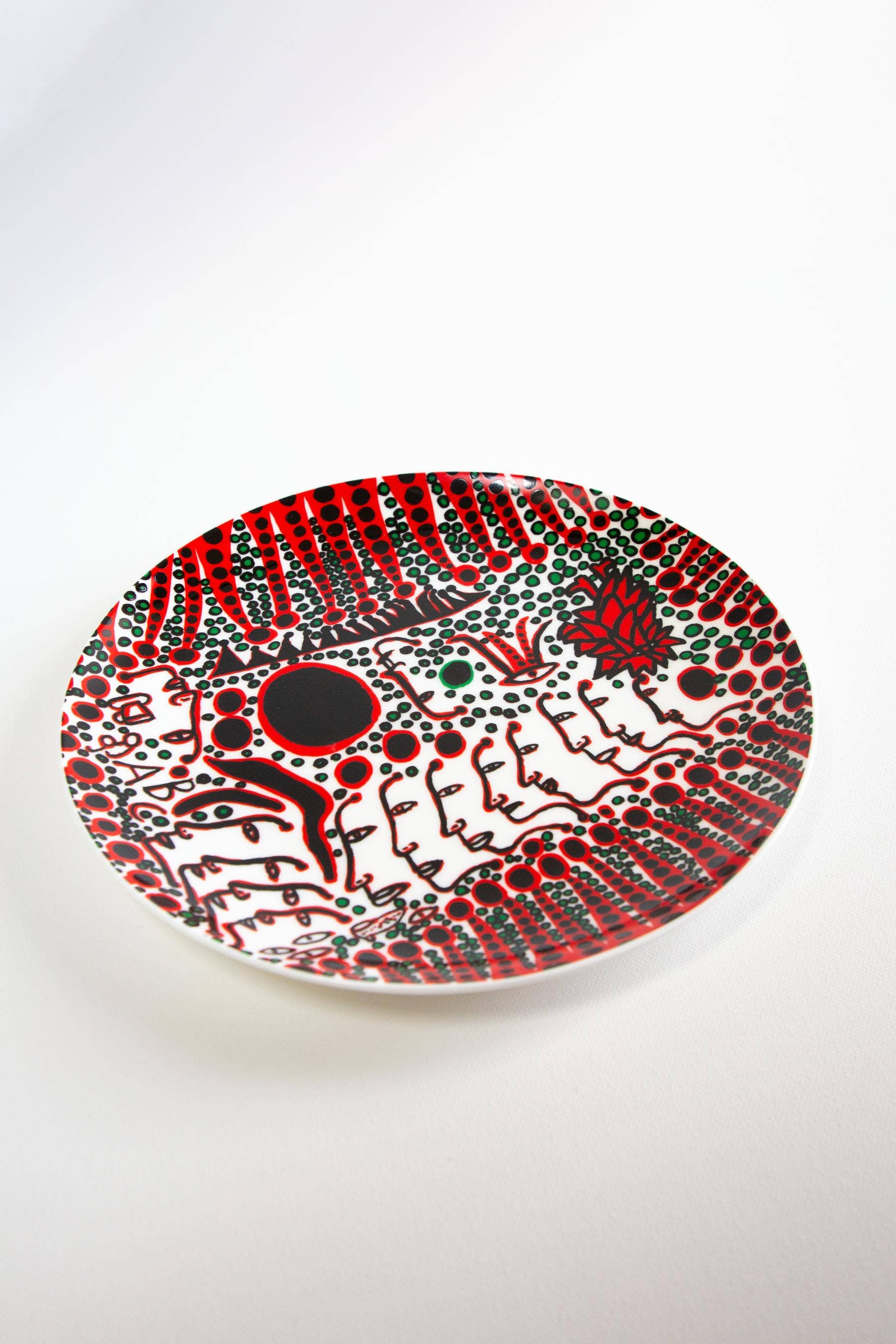 Third Drawer Down USA - Wholesale Dinner Plate - Women Wait For Love, But Men Always Walk Away Ceramic Plate x Yayoi Kusama1
