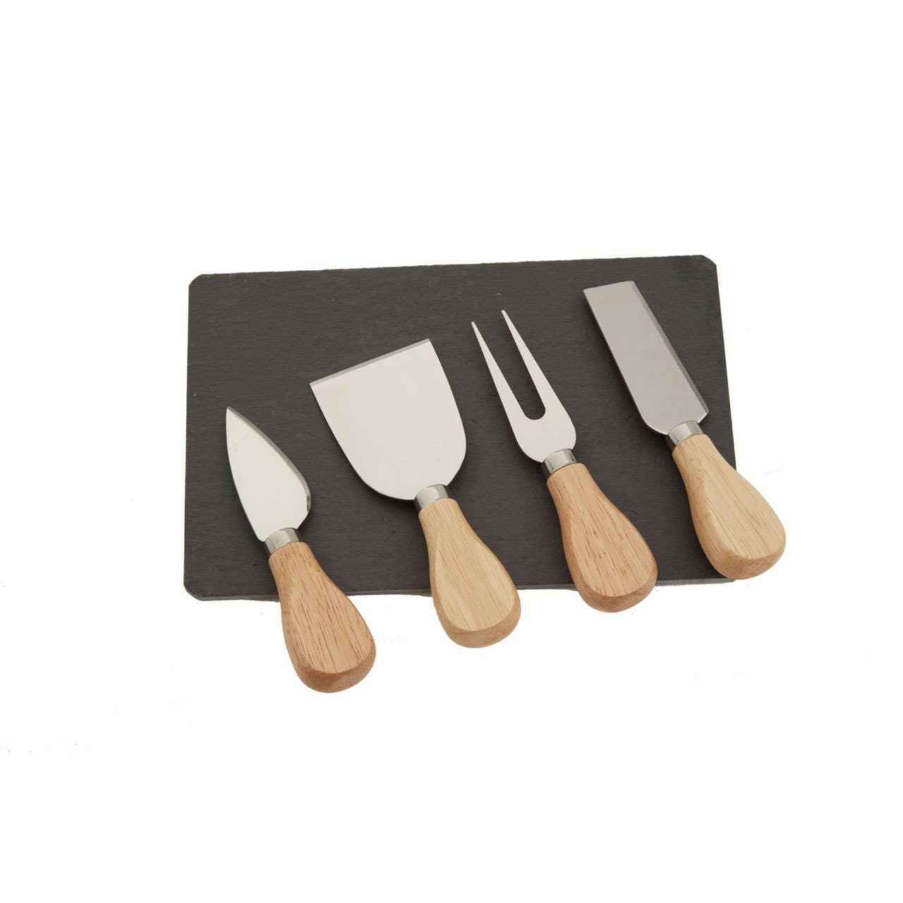 Interiors by Premier – wholesale Cheese spreader – 4pc Cheese Knife with Slate Tray1