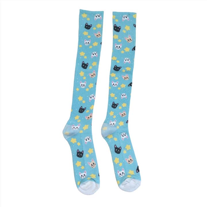Cat Compression Socks for wholesale by Bibipins