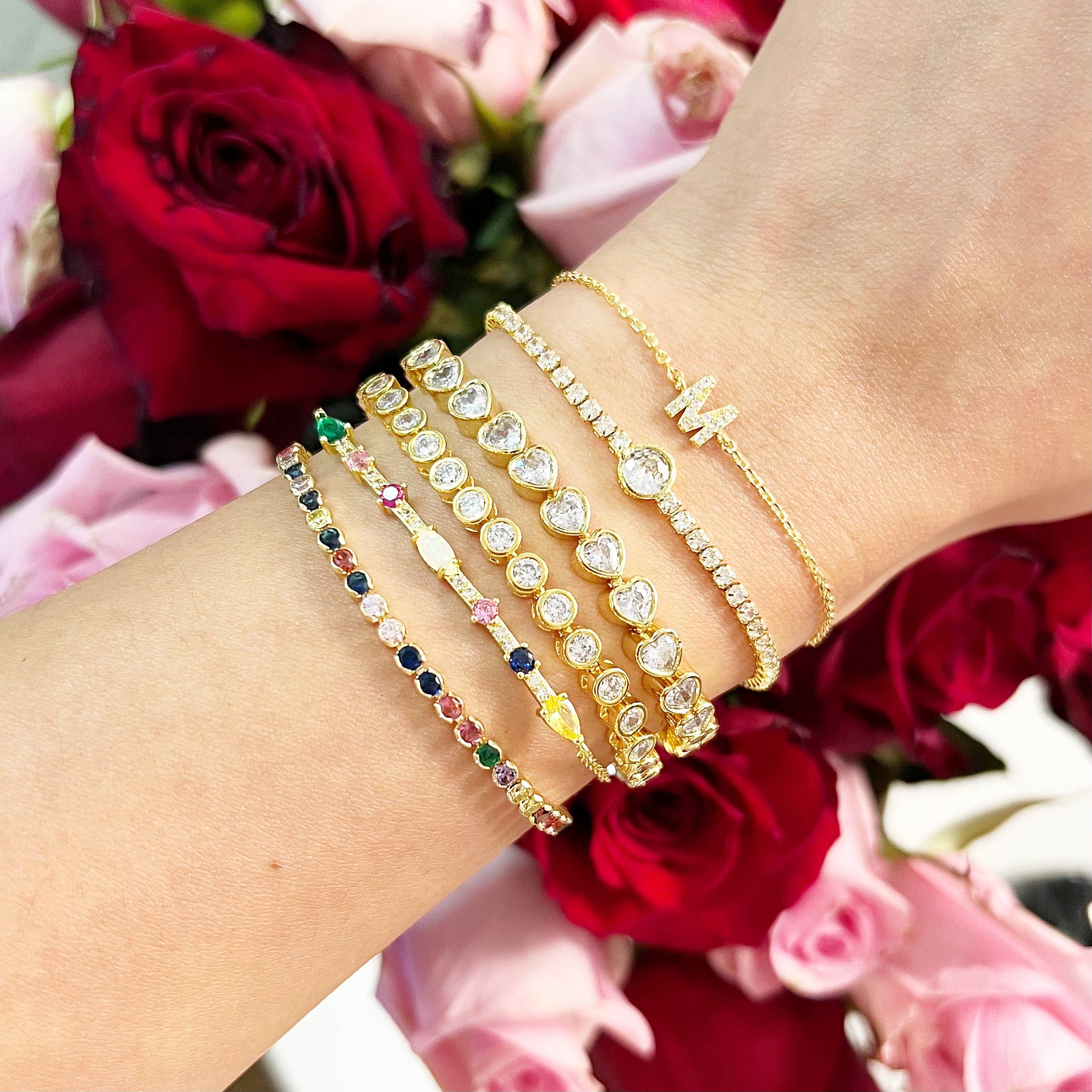 KIKICHIC - Wholesale Tennis Bracelet - Round Bezel Set Tennis Bracelet6