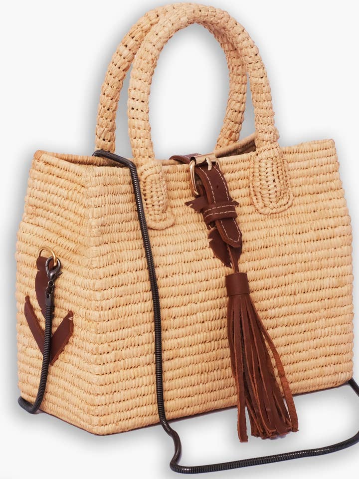 Handvävd Raffia Clutch för wholesale av isli and tisli