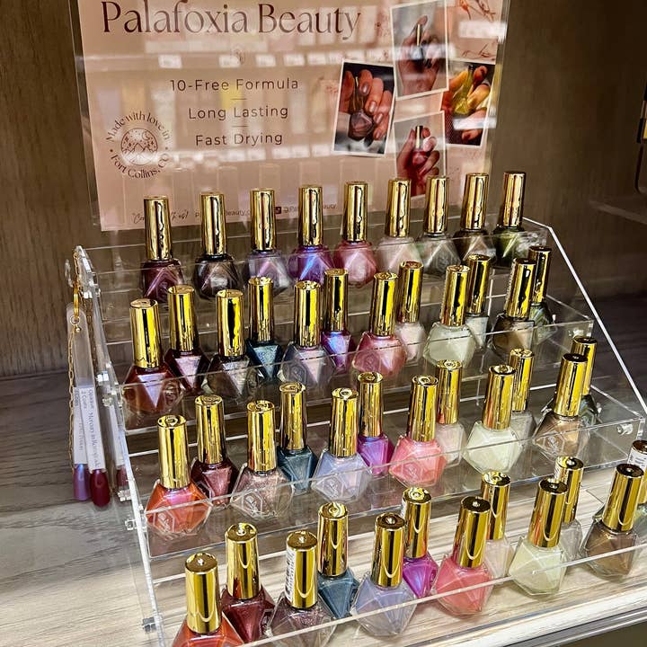 4-Tier NailPolish Display for wholesale by Palafoxia Beauty