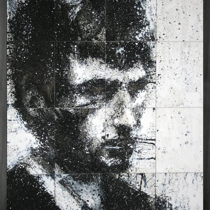 Head Of Mike 5 Framed Printed canvas for wholesale by Mineheart