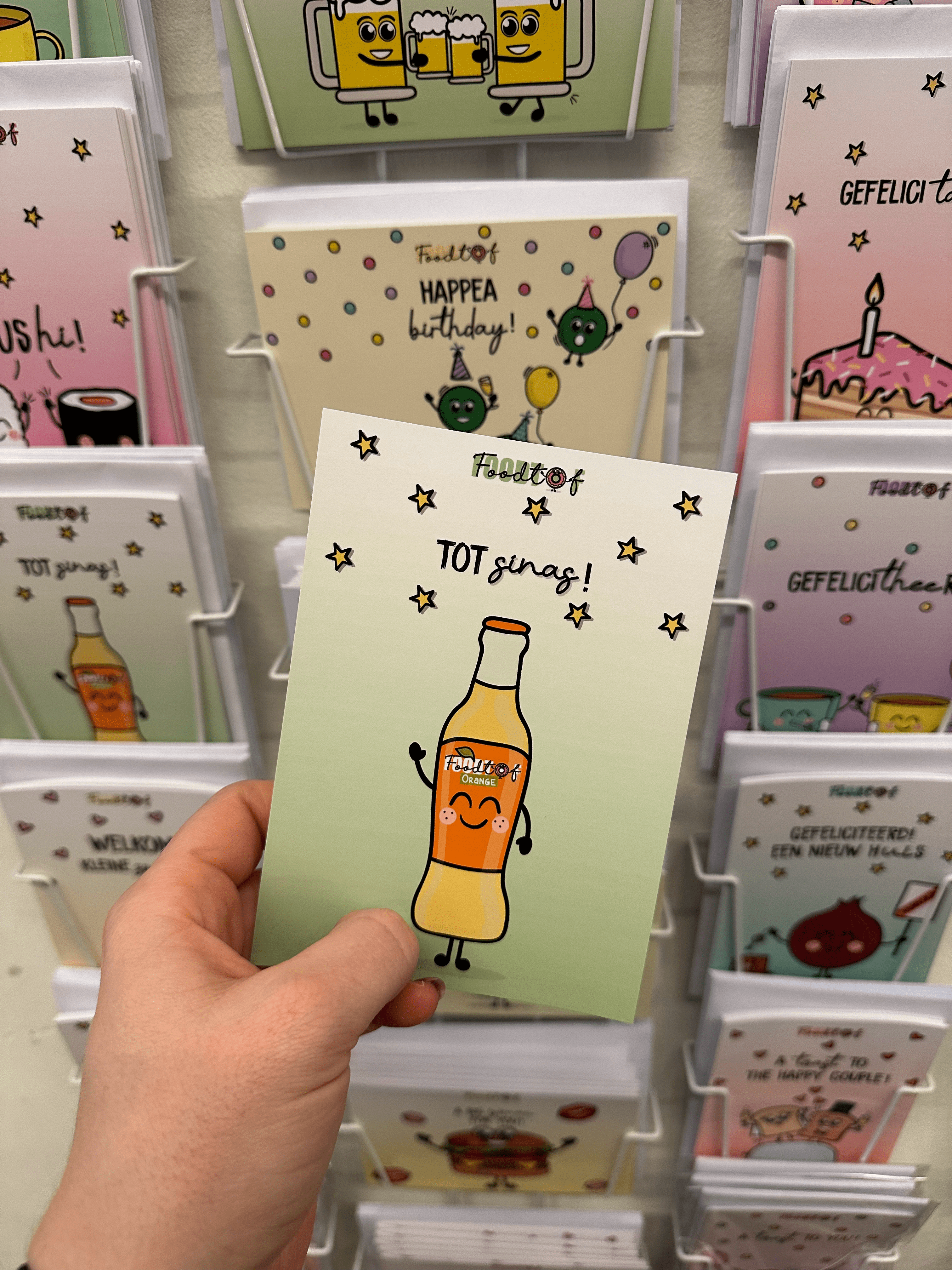 FOODTOF - Vendita all'ingrosso Biglietti di auguri generici - mappa 'Tot orange'1