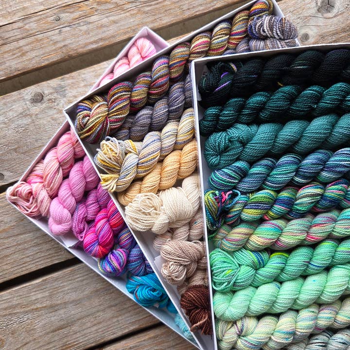 Venation Shawl Kits - Pencil Boxes x Ambah and other Purchase Wholesale wool patterns. Free Returns & Net 60 Terms on Faire trending on Faire.