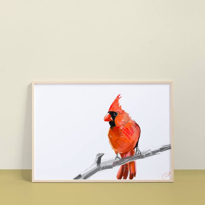 Northern Cardinal (2014) Kunstdruk voor wholesale door resetreality