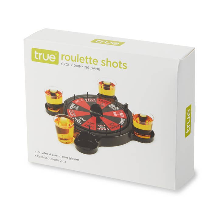 TRUE - Wholesale Board Game - Roulette Shots Party Shot Drinking Board Game