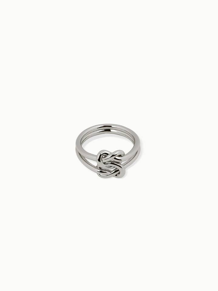 Bague en argent Lover's Knot pour la vente par Ounce