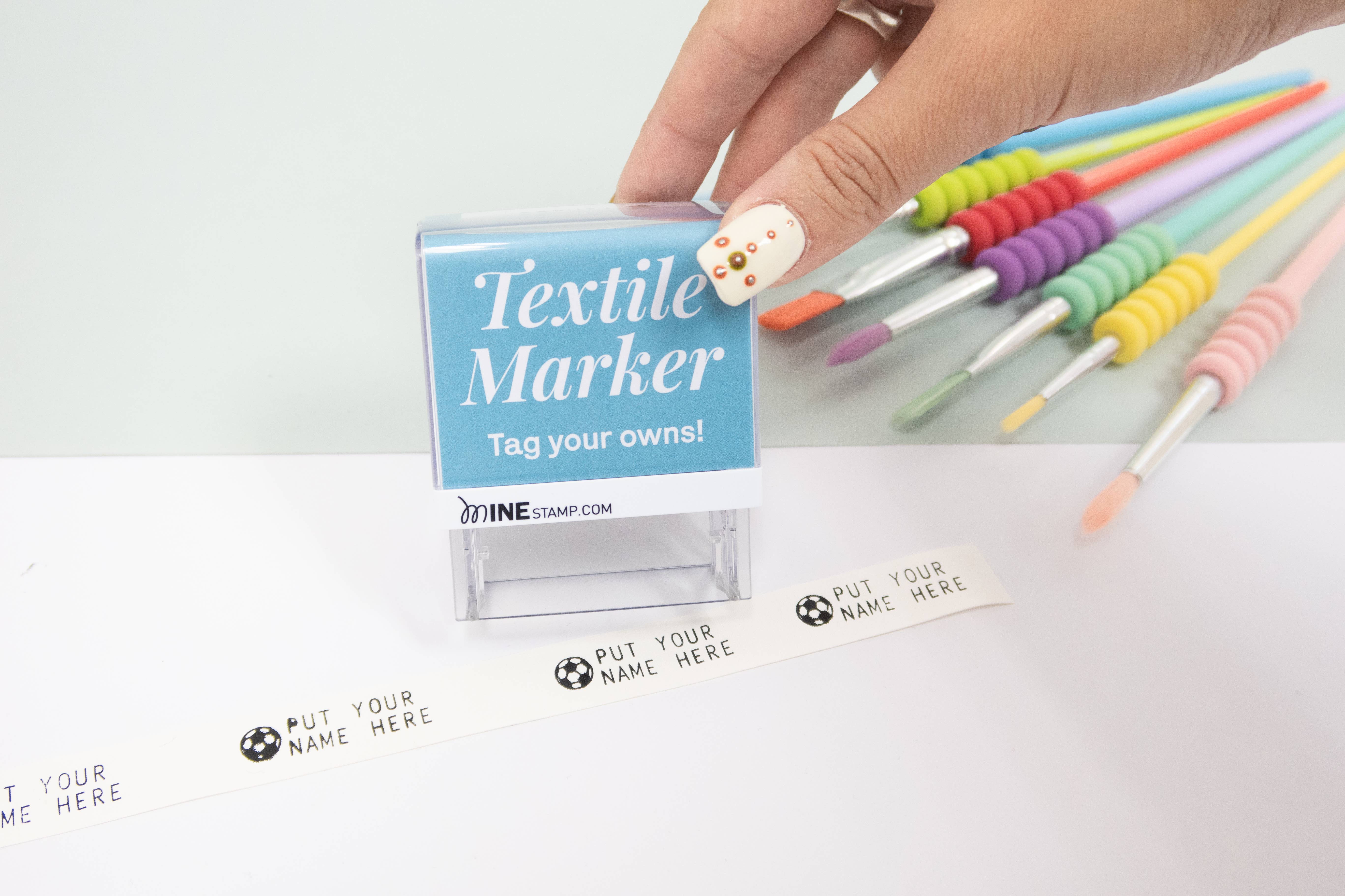 Sellos Mine S.L - Wholesale Rubber/Decorative Stamp - MineStamp - Personalised clothing bookmark5