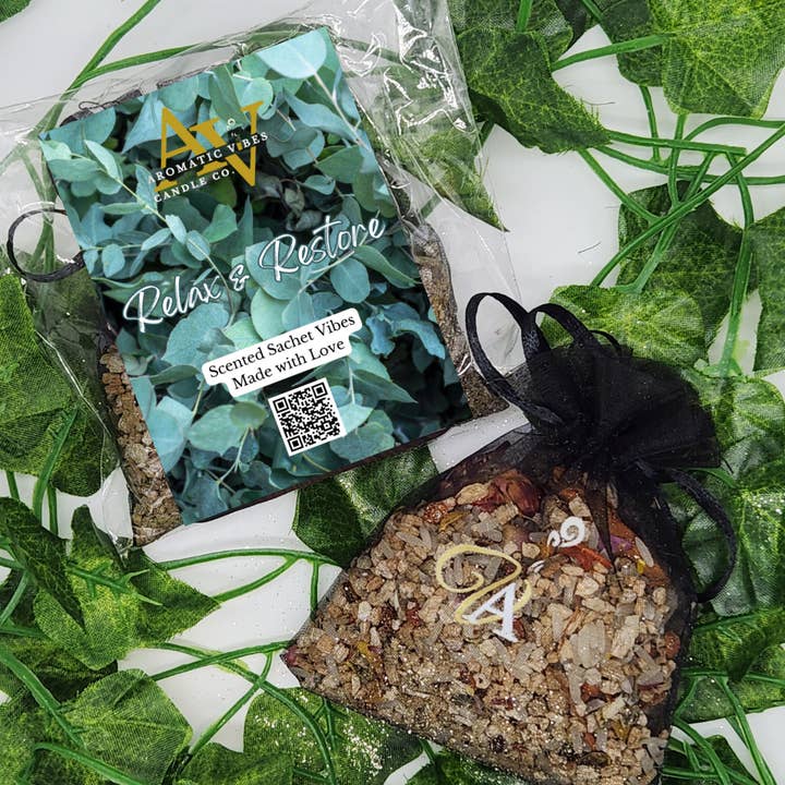 Relax N Restore Saqueta Vibe por atacado de Aromatic Vibes Candle Co