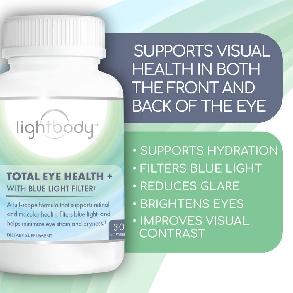 DefenderShield – wholesale Oral supplement/vitamin – Lightbody® Total Eye Health + Blue Light Filter Supplement1
