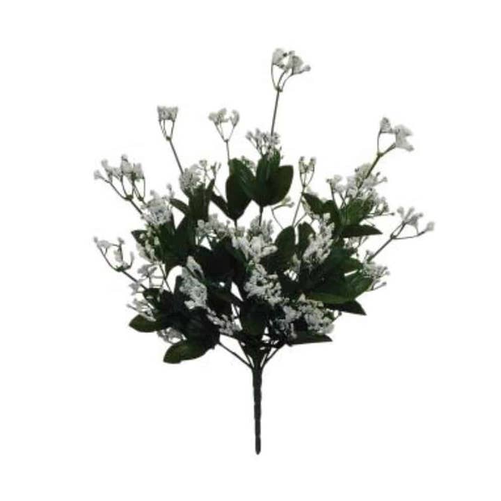 Baby's Breath Bush 12 Stems Set of 2 16in White for wholesale by TF Publishing - Paper Goods