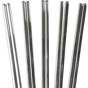 Wholesale Chopsticks - Wholesale Chopsticks - Stainless Steel Dishwasher Safe Chopsticks - Set of 5
