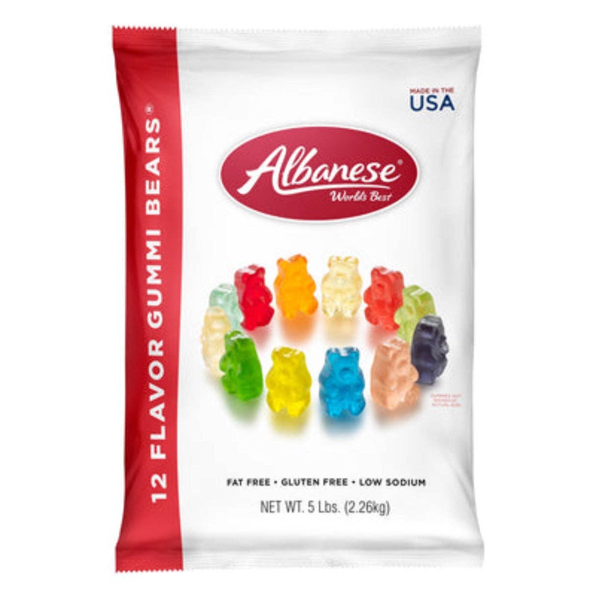 I Got Your Candy – wholesale Gelégodis – Albanese Gummi 12 fruktsmaksbjörnar Bulk - 5 lb2