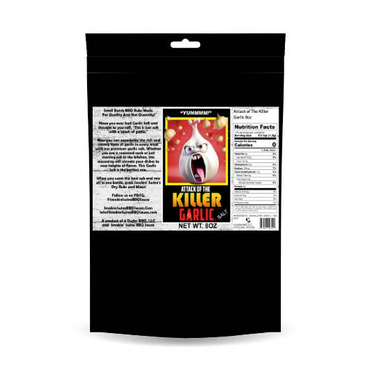 Attack Of The Killer Garlic! for wholesale by Smokin' Swine BBQ Sauce