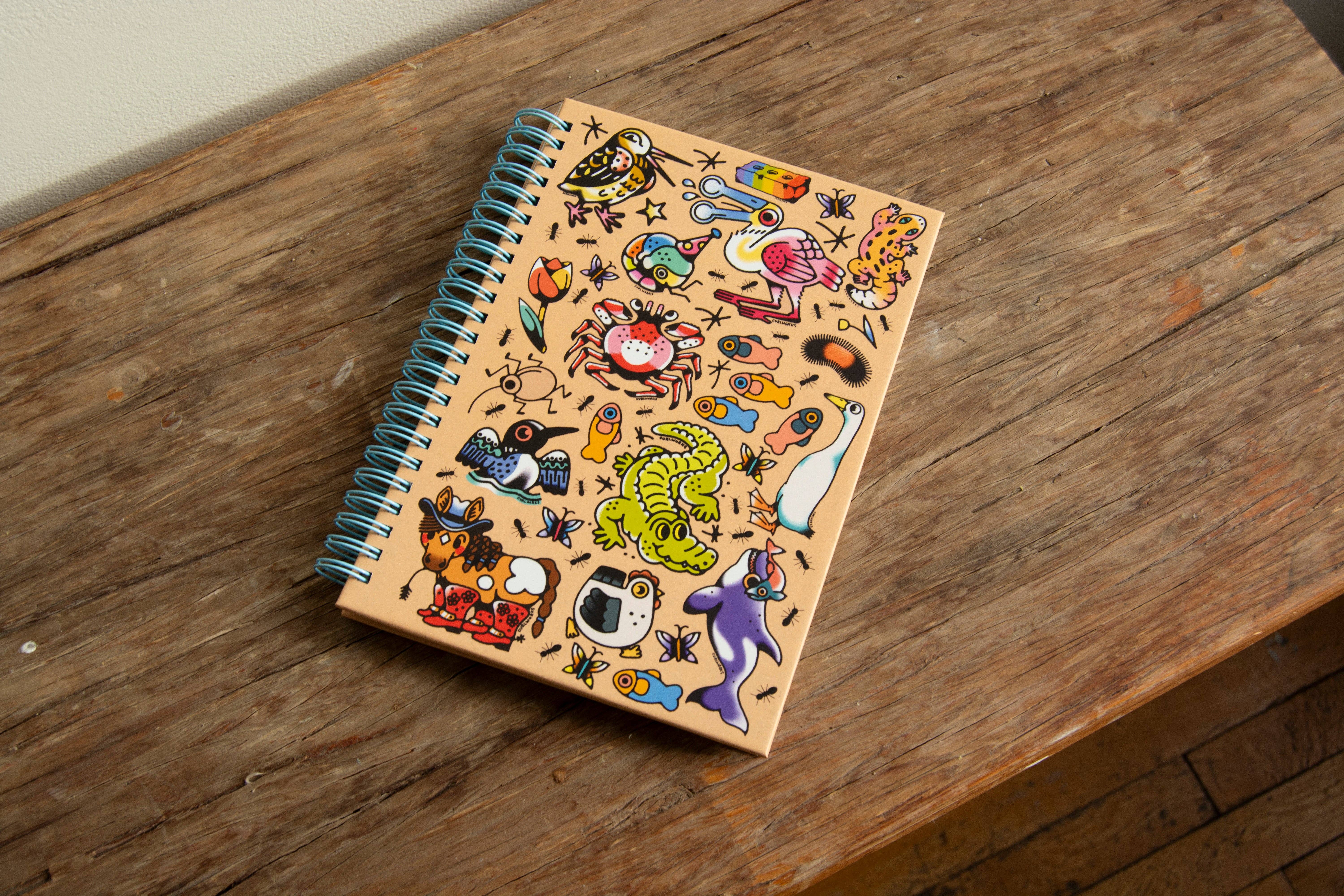 Curlworks - Wholesale Sticker - Menagerie Hardcover Sticker Collecting Book6