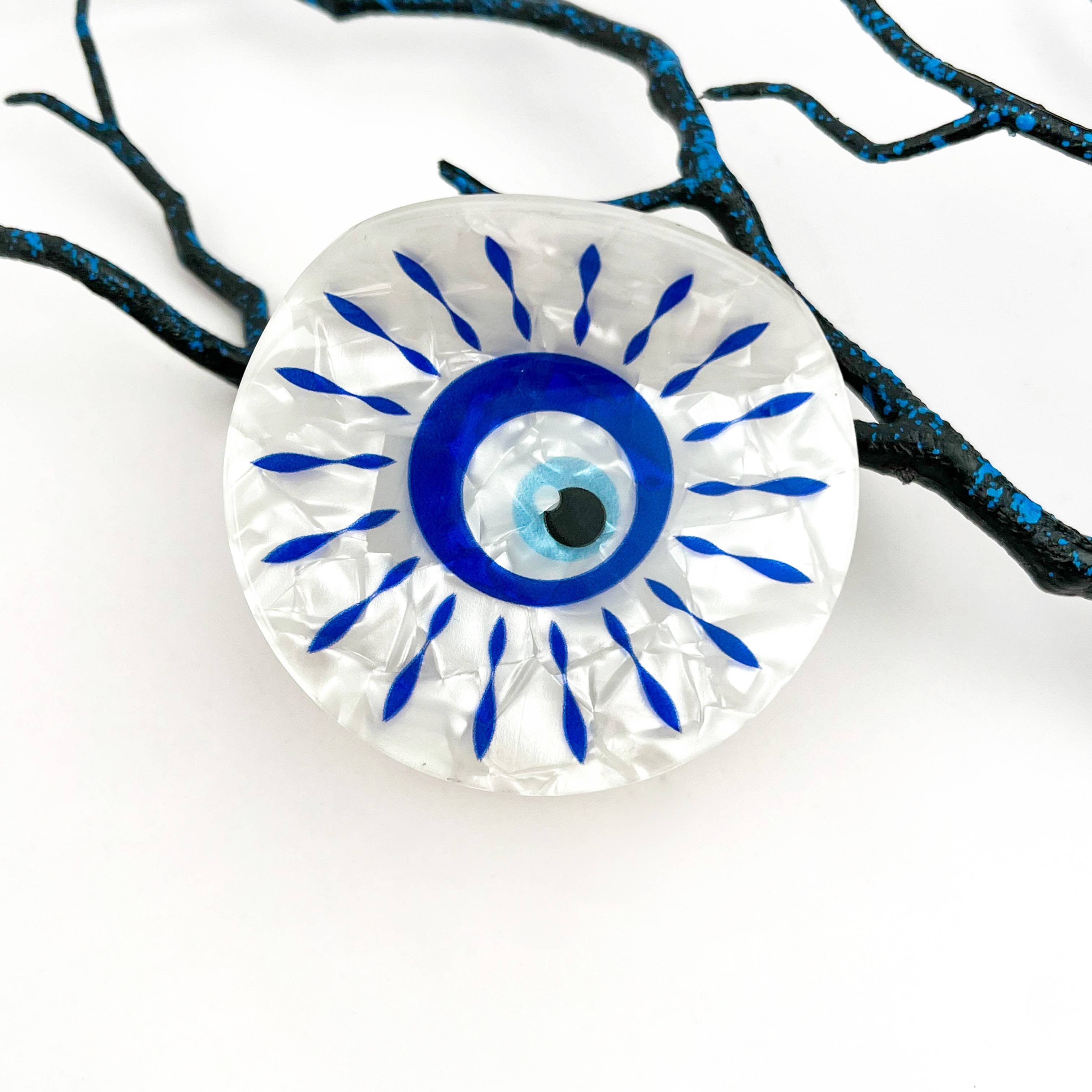 mildstyles – Engroshandel Hårspænde - Dame – Solbrille Rund Kreativ Hårklo Clips2